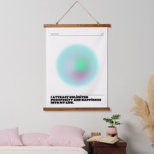 dagelijkse affirmaties hangend wandkleed (Slaapkamer)