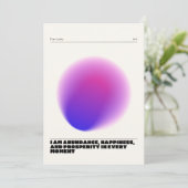 dagelijkse affirmaties kaart (Staand voorkant)