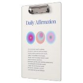 dagelijkse affirmaties klembord (Links)