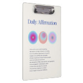 dagelijkse affirmaties klembord (Rechts)