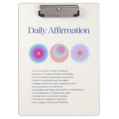 dagelijkse affirmaties klembord (Voorkant)