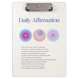 dagelijkse affirmaties klembord