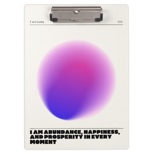 dagelijkse affirmaties klembord (Voorkant)