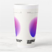 dagelijkse affirmaties latte mok (Voorkant)