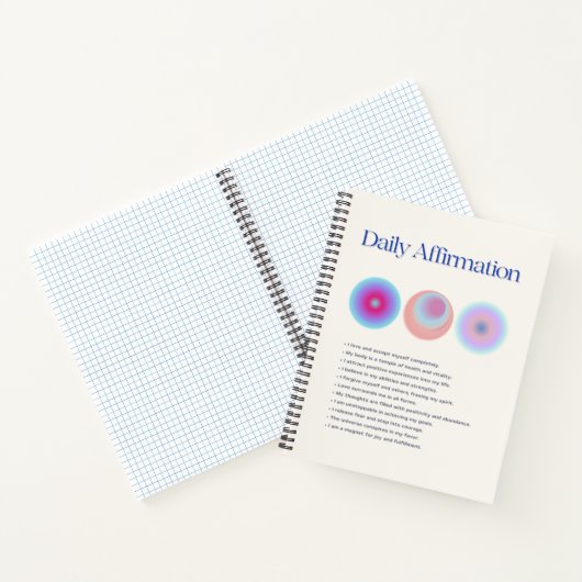 dagelijkse affirmaties notitieboek (Binnen)