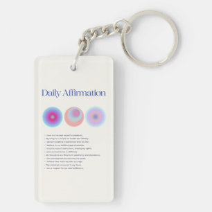 dagelijkse affirmaties sleutelhanger