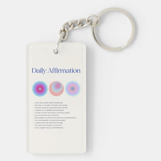 dagelijkse affirmaties sleutelhanger (achterkant)