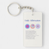 dagelijkse affirmaties sleutelhanger (Voorkant)