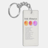 dagelijkse affirmaties sleutelhanger (Voorkant Links)