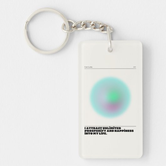 dagelijkse affirmaties sleutelhanger (Voorkant)