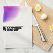 dagelijkse affirmaties theedoek (Quarter Fold)