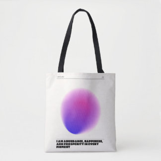dagelijkse affirmaties tote bag