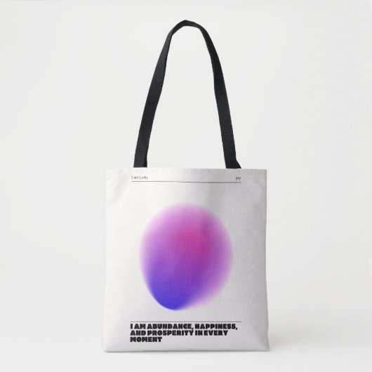 dagelijkse affirmaties tote bag (Voorkant)