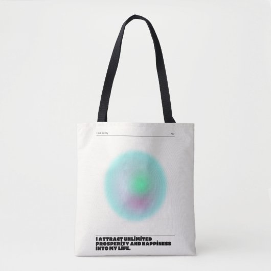 dagelijkse affirmaties tote bag (Voorkant)