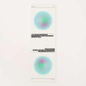 dagelijkse affirmaties yogamat (Voorkant)