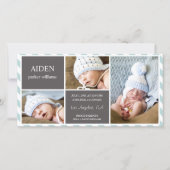 DAGELIJKSE BABY | GEBOORTEAANKONDIGING AANKONDIGING (Voorkant)