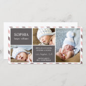 DAGELIJKSE BABY | GEBOORTEAANKONDIGING AANKONDIGING (Voorkant / Achterkant)