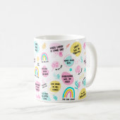 Dagelijkse bevestiging Manifest Mok Inspirerend (Voorkant rechts)