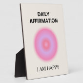 Dagelijkse bevestiging Positief Spiritueel Fotoplaat (Zijkant)