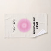 Dagelijkse bevestiging, positieve bevestiging, Spi Bad Handdoek (Handdoek)