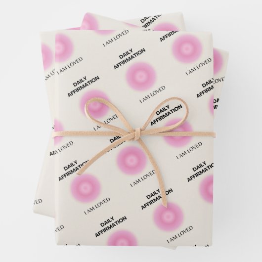 Dagelijkse bevestiging, positieve bevestiging, Spi Inpakpapier Vel (In situ)