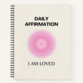 Dagelijkse bevestiging, positieve bevestiging, Spi Notitieboek (Voorkant)