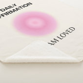 Dagelijkse bevestiging, positieve bevestiging, Spi Sherpa Deken (3/4)