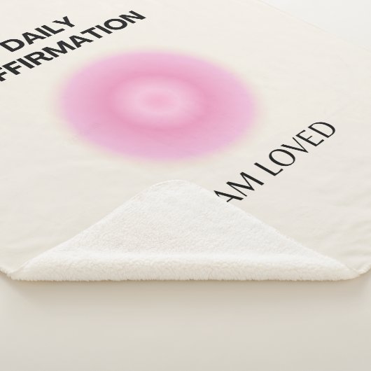 Dagelijkse bevestiging, positieve bevestiging, Spi Sherpa Deken (3/4)