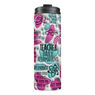 Dagelijkse Bevestigingen voor Leraren 20 oz Roestv Thermosbeker