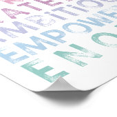 Dagelijkse bevingen voor kinderen Poster (Hoek)