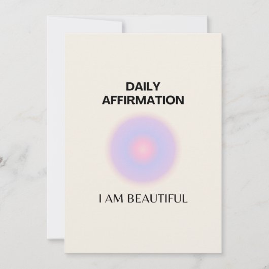 Dagelijkse bevruchting van beweringen bedankkaart (Voorkant)