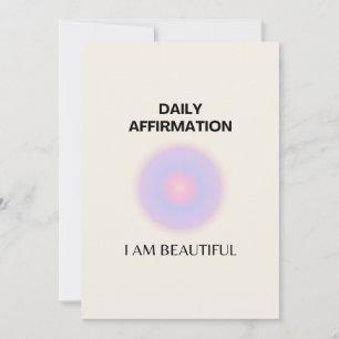 Dagelijkse bevruchting van beweringen bedankkaart