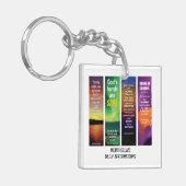 DAGELIJKSE BIJBELBEVESTIGINGEN Christelijk geperso Sleutelhanger (Voorkant Links)