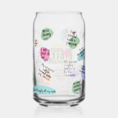 Dagelijkse Bijbelse affirmaties Blikvorm Glas (Rechts)