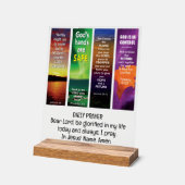 DAGELIJKSE BIJBELSE BEVESTIGINGEN  CHRISTELIJK ACRYL BORD (Hoek)