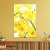 Dagelijkse bloemen en bloemknoppen (Hemerocallis) Canvas Afdruk (Insitu (Woonkamer))