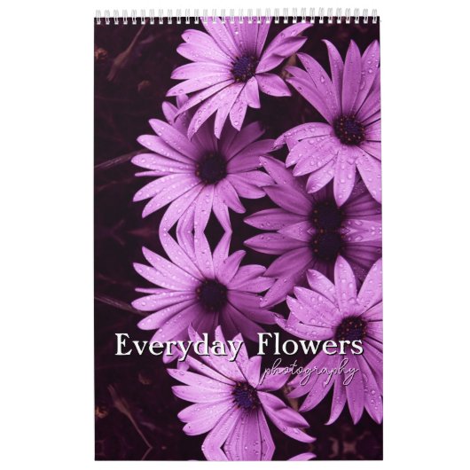 Dagelijkse bloemen fotografie kalender (Hoes)