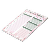 dagelijkse bloemen planner notitieboek notitieblok (Schuin)