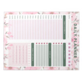 dagelijkse bloemen planner notitieboek notitieblok (Voorkant)