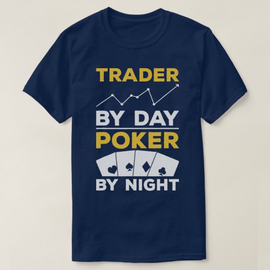 Dagelijkse boodschapper naar acht casino-kaarten - t-shirt (Design voorkant)