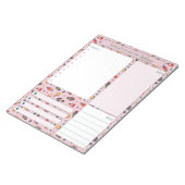 Dagelijkse boodschapper Noteert maaltijden om lijs Notitieblok (Schuin)