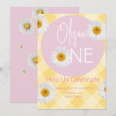 Dagelijkse borden voor de eerste verjaardag en par kaart (Voorkant / Achterkant)