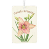 Dagelijkse Botanische Kunst van de Bloem Gepersona Luchtverfrisser (Achterkant)