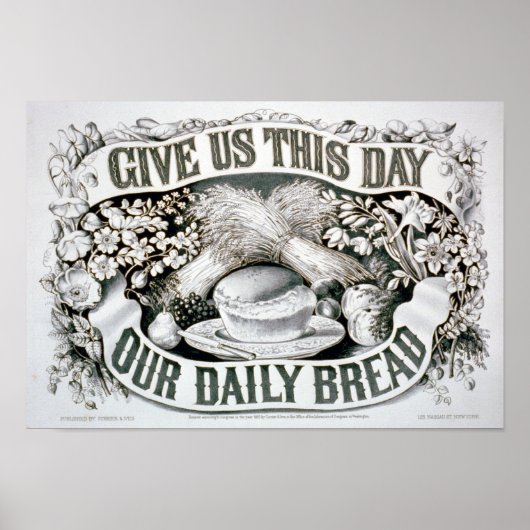 DAGELIJKSE BREAD-AFDRUKKING POSTER (Voorkant)