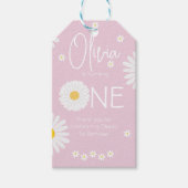 Dagelijkse bundel voor eerste verjaardag cadeaulabel (Voorkant)