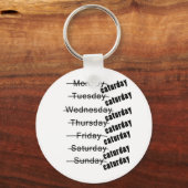 Dagelijkse dagelijkse begrafenis sleutelhanger (Voorkant)