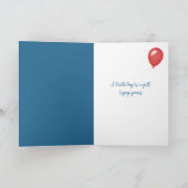 Dagelijkse dolfijn met ballon in water kaart (Binnen)