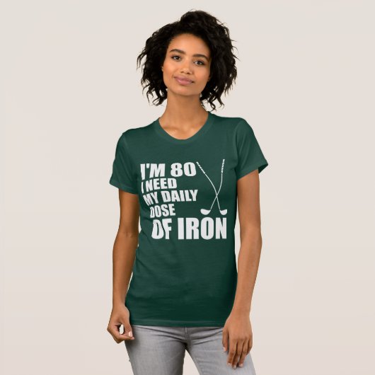 Dagelijkse dosis ijzer (OP DE DARK) T-shirt (Voorkant volledig)