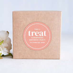 Dagelijkse Eenvoudige minimalistische moderne tree Ronde Sticker