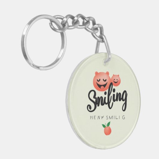 Dagelijkse Essentials Unieke Acryl Sleutelhangers (Voorkant Links)